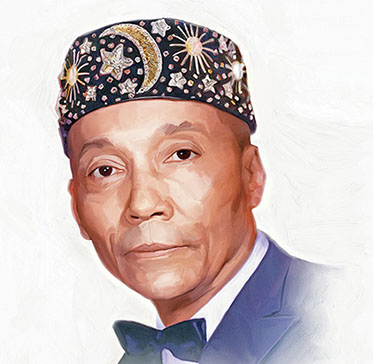 Portrait Of The Honorable Elijah Muhammad By Carey Muhammad